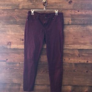Maurices jegging purple